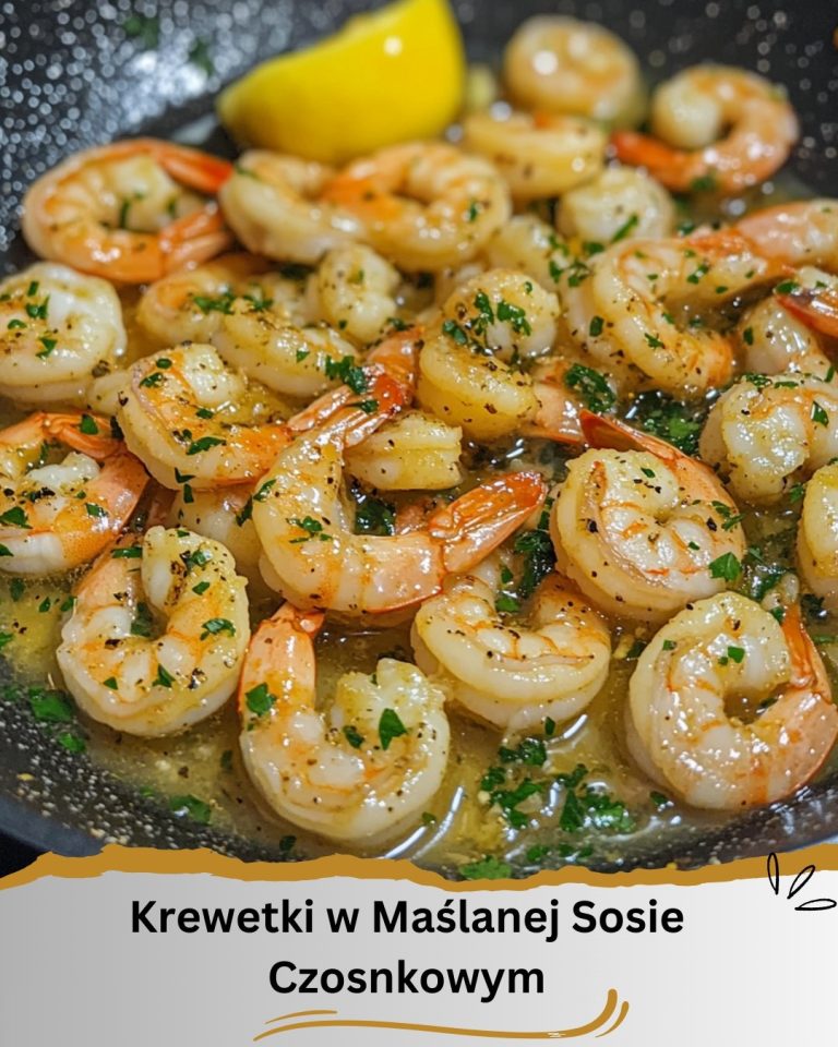 Prosty i szybki przepis na pyszne krewetki w maślanej sosie czosnkowym! Idealne na kolację!