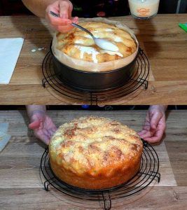 Fantastyczne ciasto jabłkowo-śmietankowe gotowe do pieczenia w 10 minut