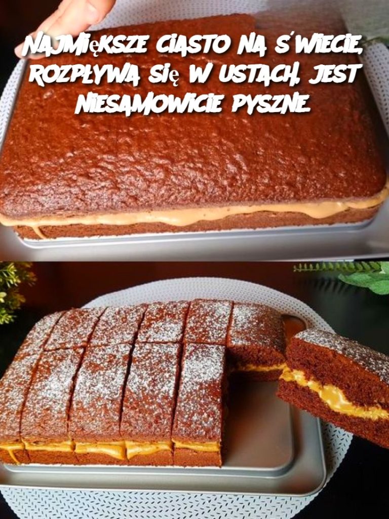 Najmiększe ciasto na świecie, rozpływa się w ustach, jest niesamowicie pyszne.