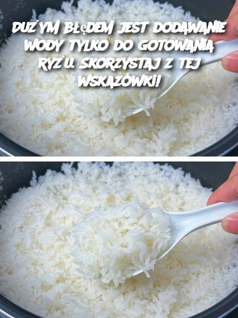Dużym błędem jest dodawanie wody tylko do gotowania ryżu. Skorzystaj z tej wskazówki!