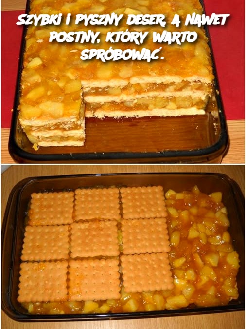 Szybki i pyszny deser, a nawet postny, który warto spróbować.