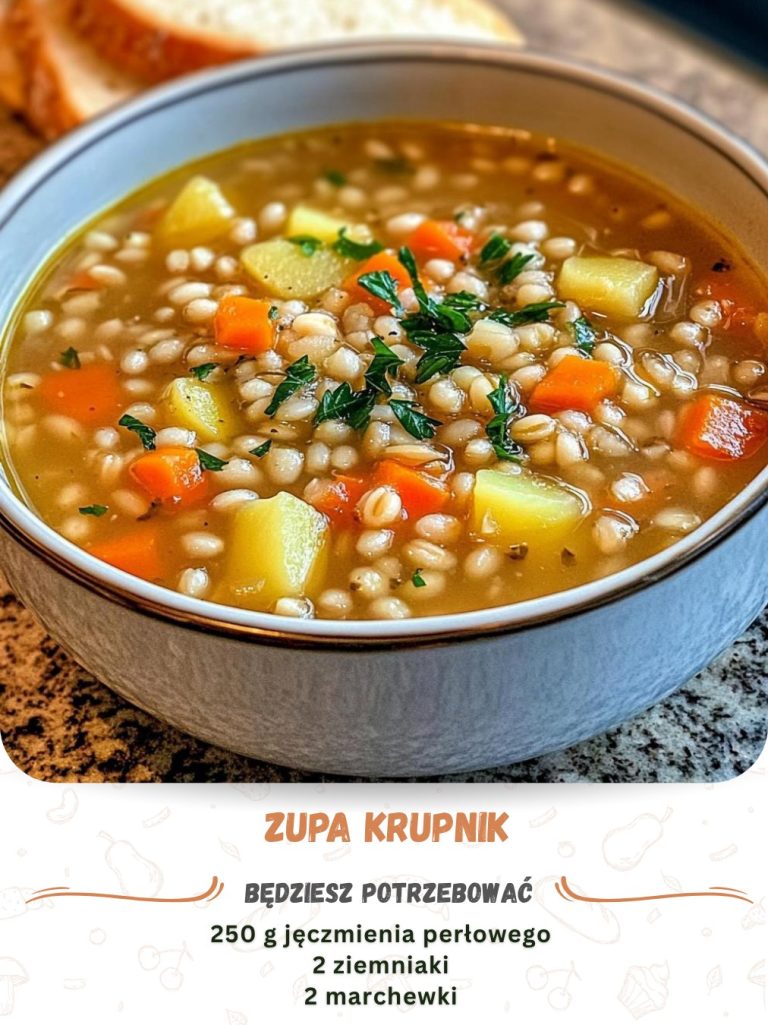 ZUPA KRUPNIK  Idealna na zimowe dni!