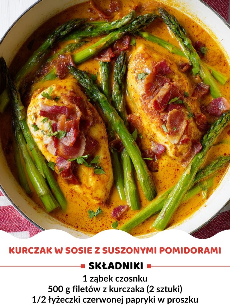 Kurczak w sosie z suszonymi pomidorami