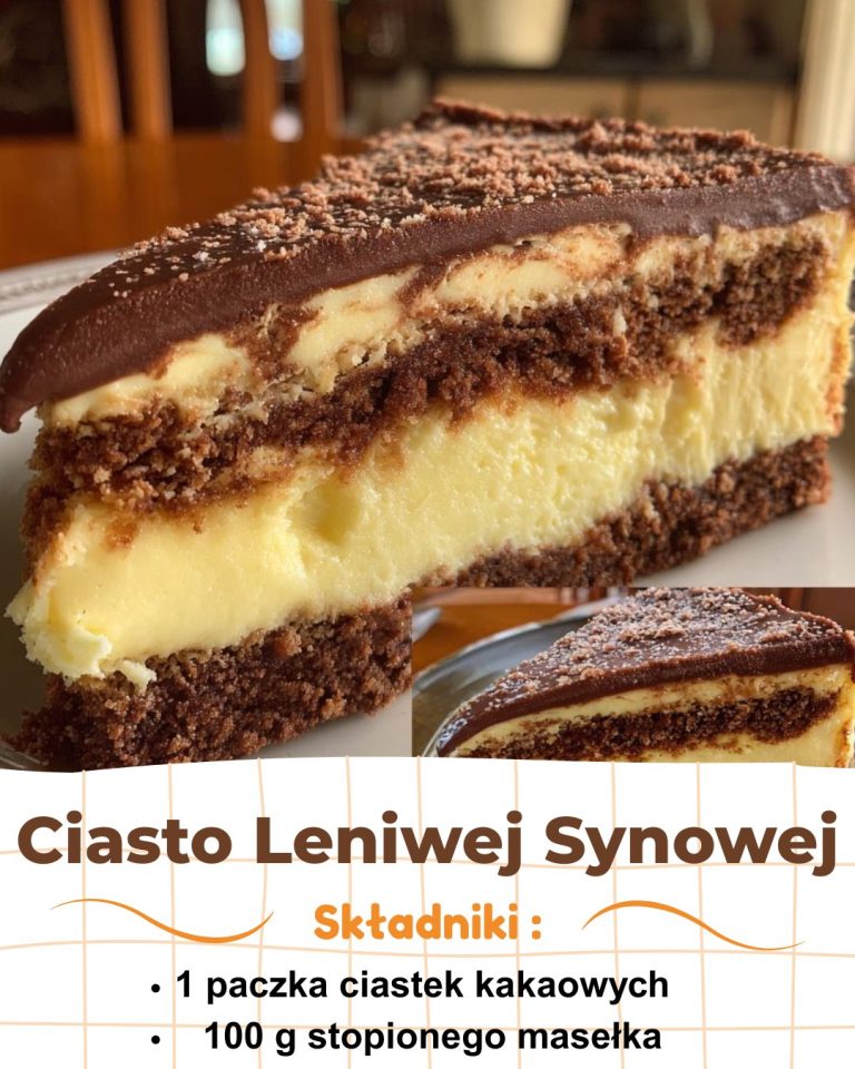 Ciasto Leniwej Synowej – Przepis na Deser Idealny Bez Pieczenia