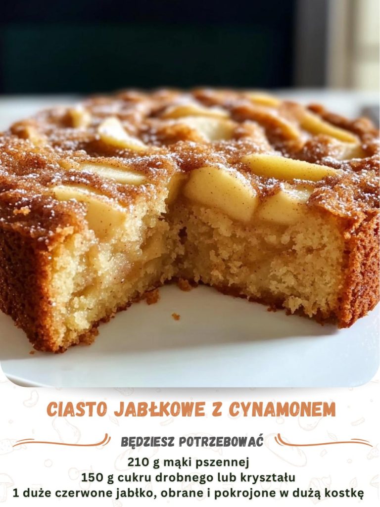 CIASTO JABŁKOWE Z CYNAMONEM  To pyszne ciasto jest pełne zdrowych składników!