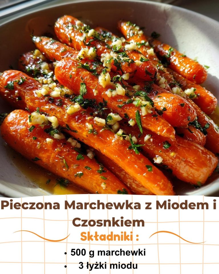 Pieczona Marchewka z Miodem i Czosnkiem – Przepis na Zdrowy i Aromatyczny Dodatek