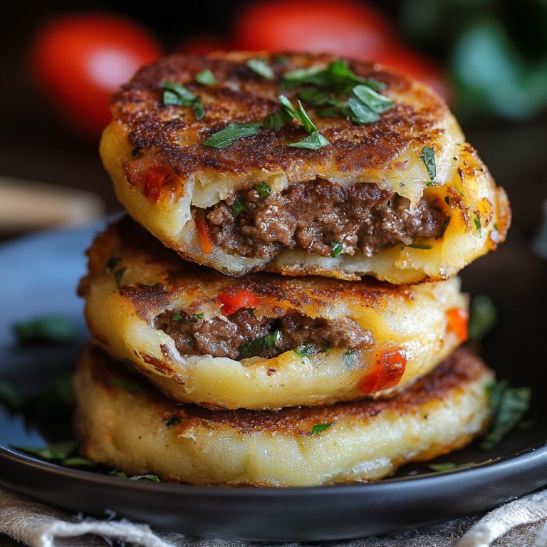 Serowe Kotleciki Ziemniaczane z Wołowiną 🥔🧀