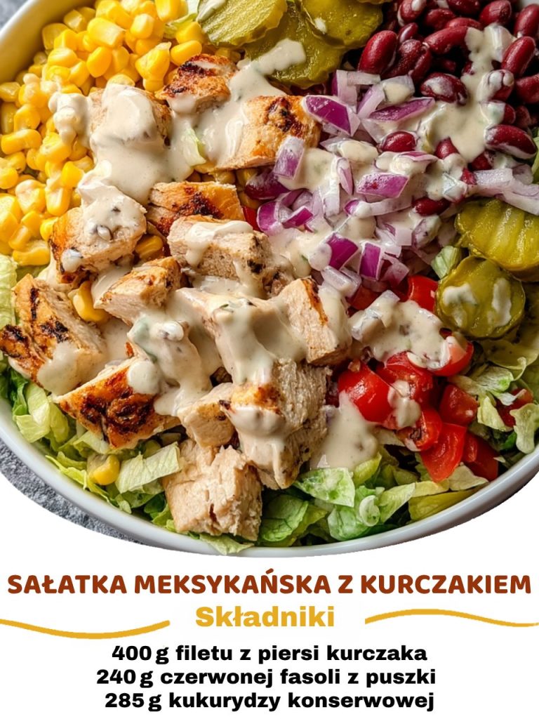 Sałatka Meksykańska z Kurczakiem