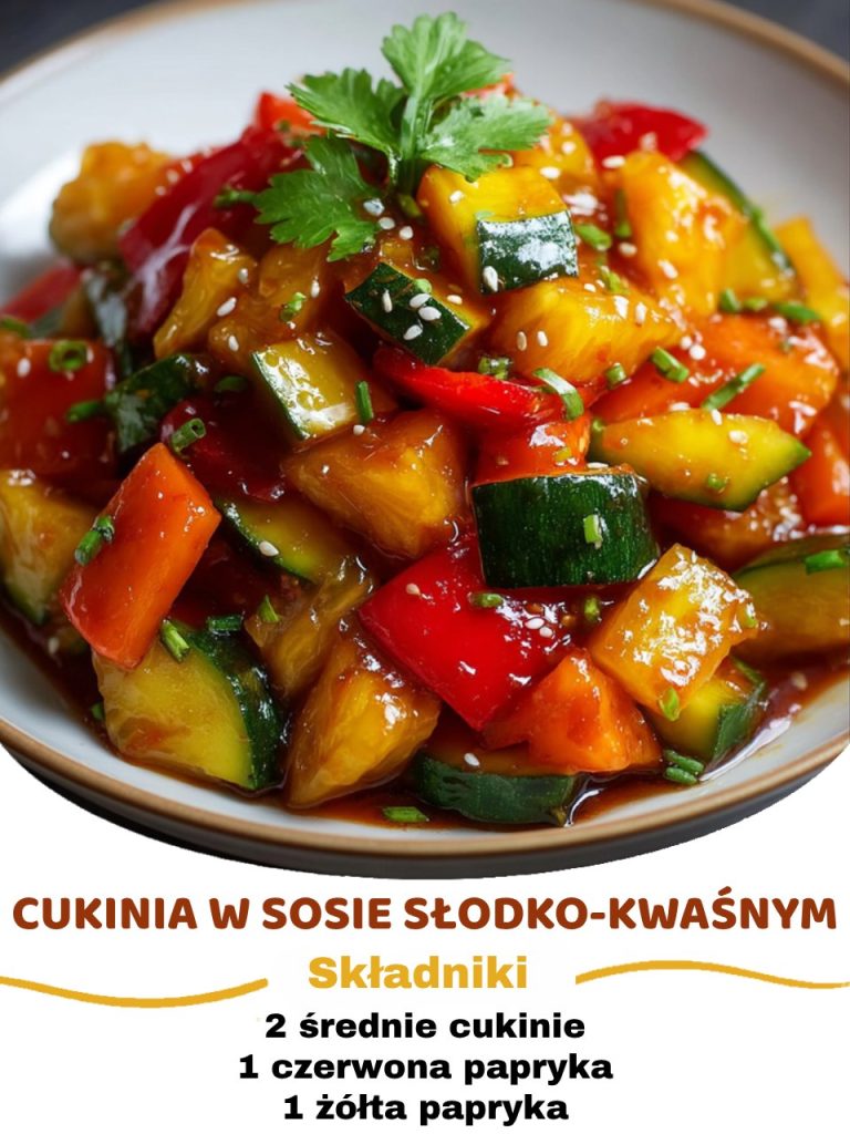 Cukinia w sosie słodko-kwaśnym