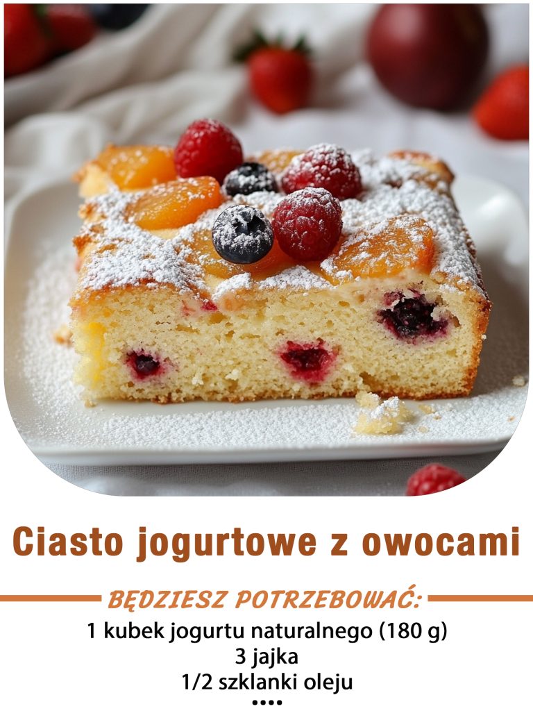 Ciasto jogurtowe z owocamiv