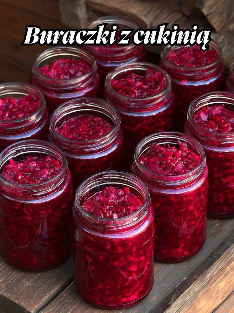 Buraczki z cukinią