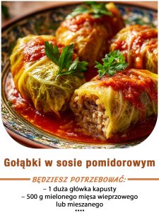 Gołąbki w sosie pomidorowym – klasyka polskiej kuchni