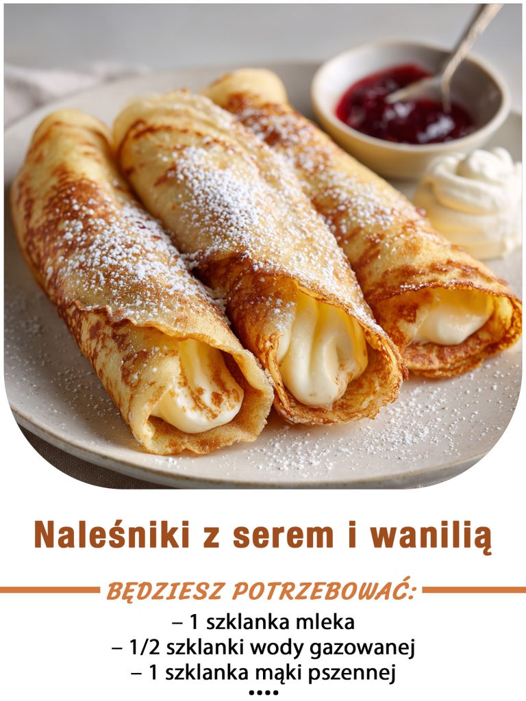 Naleśniki z serem i wanilią – klasyczny domowy deser