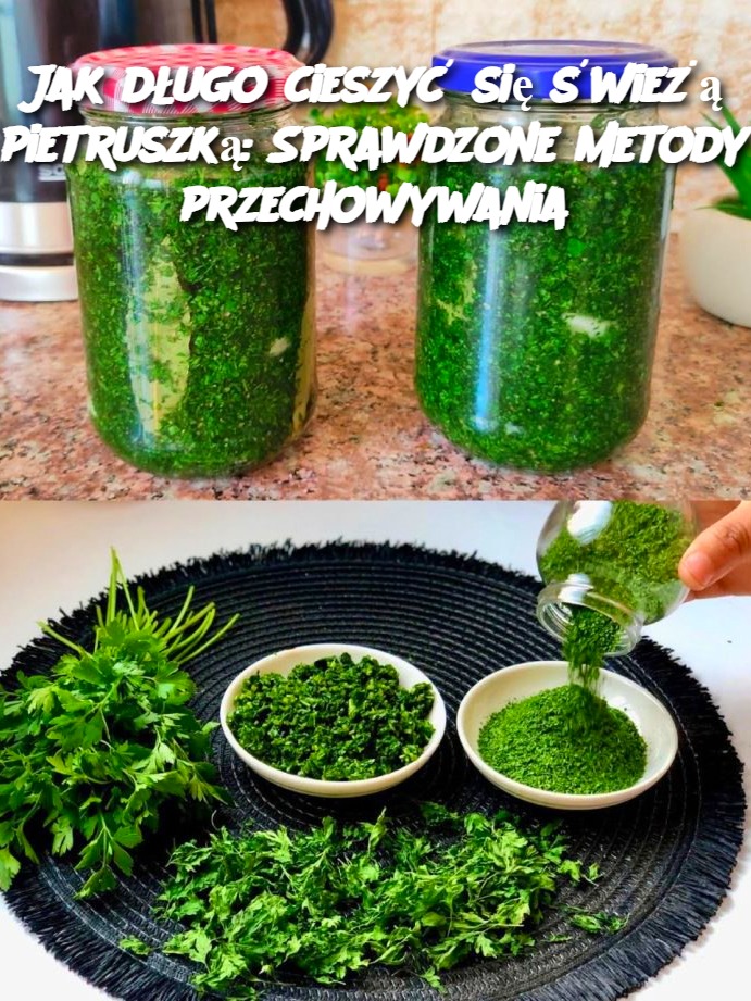 Jak długo cieszyć się świeżą pietruszką: Sprawdzone metody przechowywania