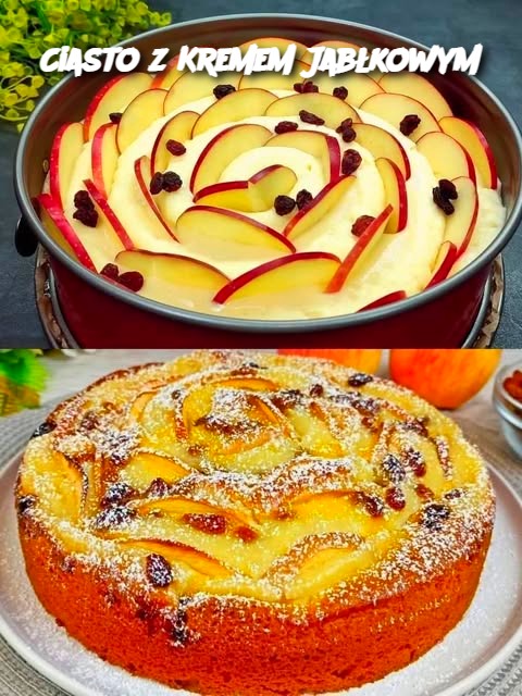 Ciasto z Kremem Jabłkowym