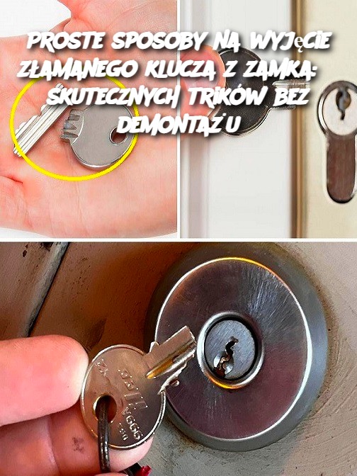 Proste sposoby na wyjęcie złamanego klucza z zamka: 5 skutecznych trików bez demontażu