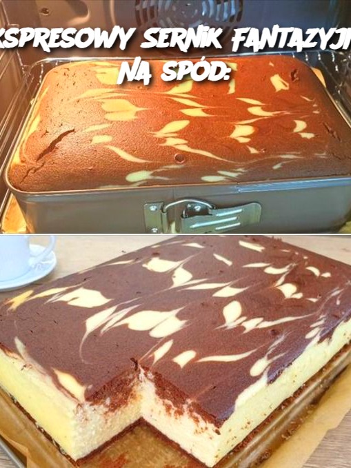 Ekspresowy Sernik Fantazyjny Na spód: