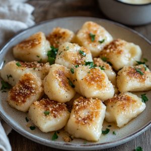 Kopytka z masłem i bułką tartą