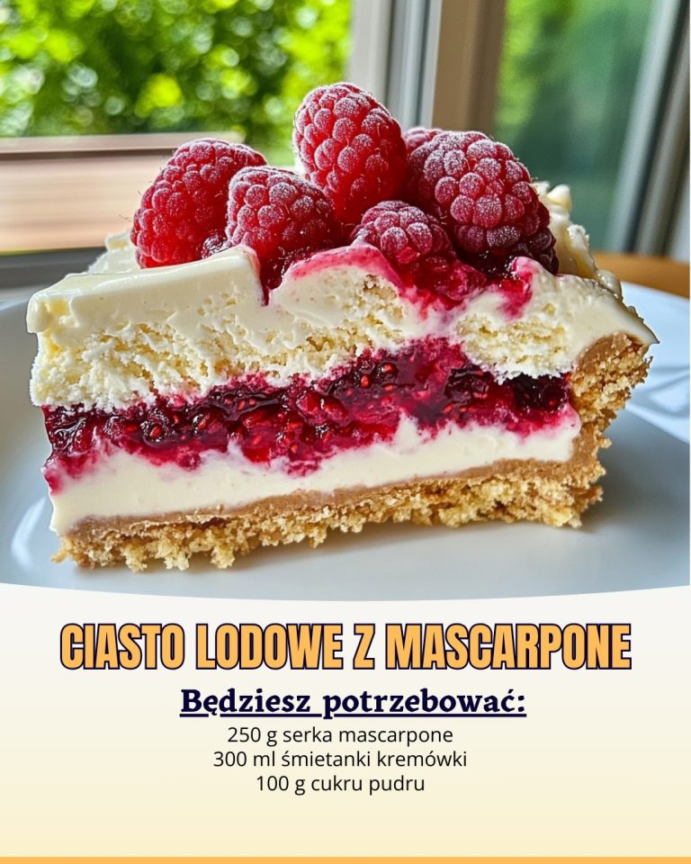 CIASTO LODOWE Z MASCARPONE