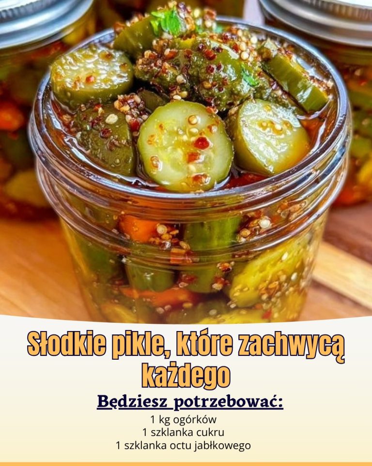 Słodkie pikle, które zachwycą każdego!