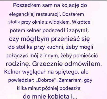 cenne jest jedzenie w samotności!