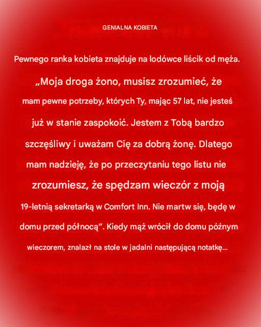 Zemsta bezczelnej 57-latki!