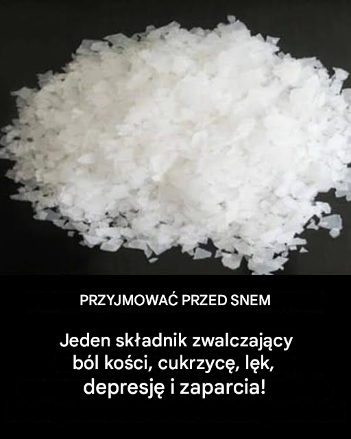 Jeden składnik zwalczający ból kości, cukrzycę, lęk, depresję i zaparcia