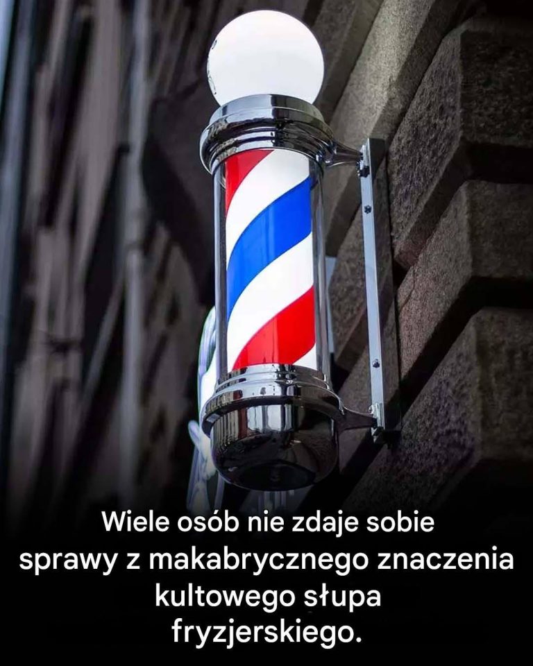 Ludzie dopiero zaczynają rozumieć makabryczne znaczenie kryjące się za słupem fryzjerskim