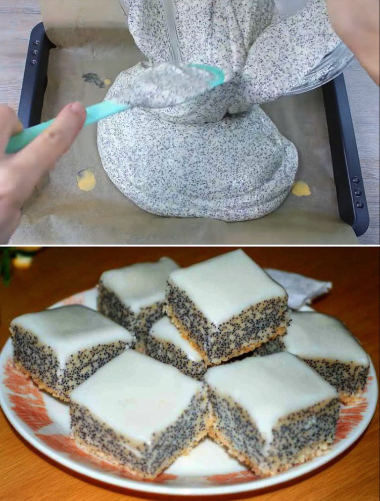 Wow, uzależnia! Ciasto twarogowe z makiem – pieczone w zaledwie 5 minut i niebiańsko pyszne
