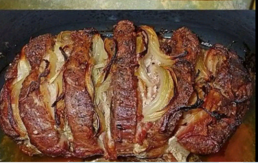 Pieczeń z karkówki faszerowana, mmmm super delikatna i pyszna!