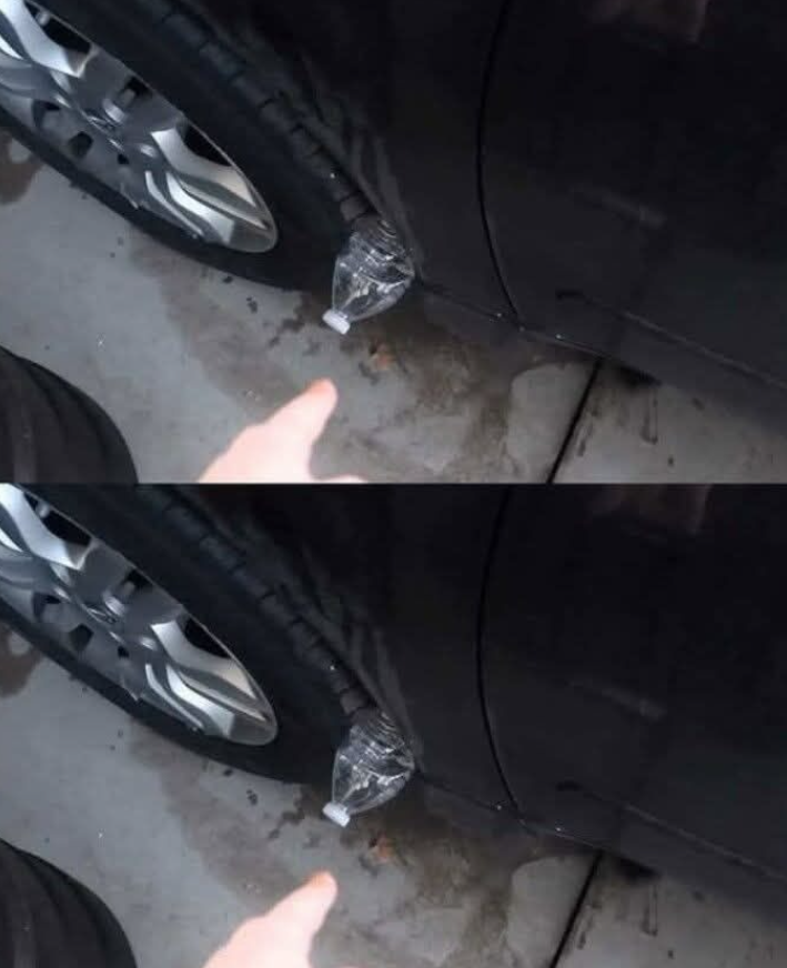 Jeśli widzisz plastikową butelkę na swojej oponie, oto co może to oznaczać