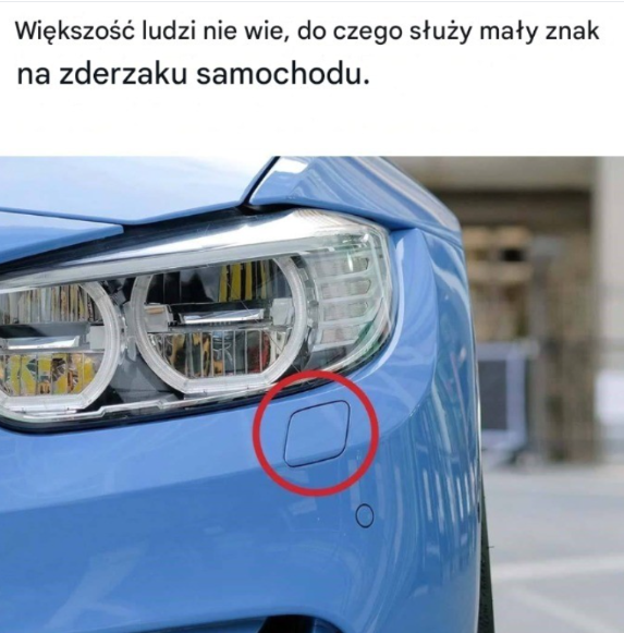 Oto do czego służy mały panel na przednim zderzaku samochodu