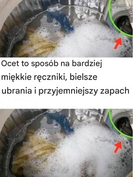 Ocet to sposób na bardziej miękkie ręczniki, bielsze ubrania i przyjemniejszy zapach